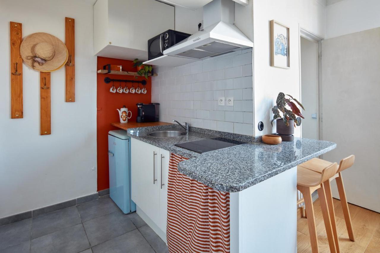 Ferienwohnung Studio Loft Design 70'S Clichy Exterior foto